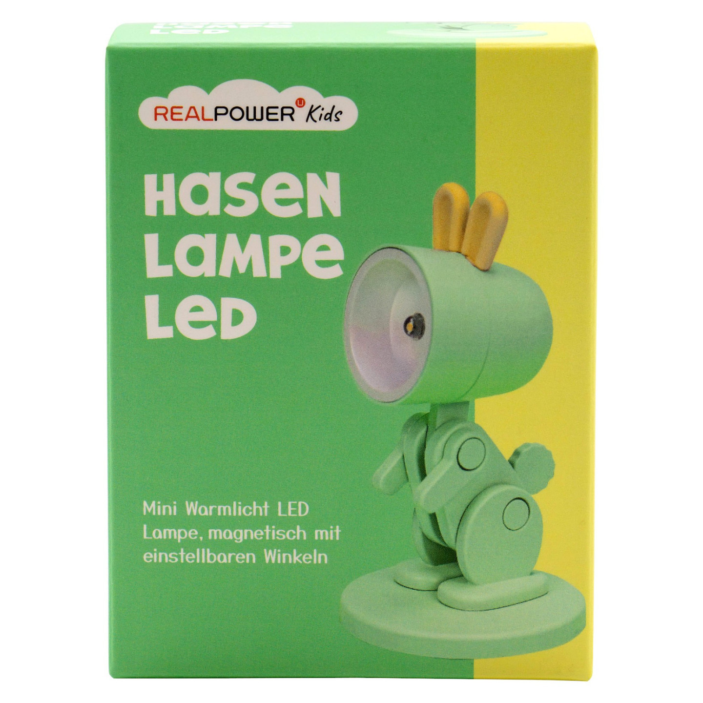 RealPower LED-Tier Taschenlampe Grenn rabbit mit Sockel — Buy in Cyprus with Fast Delivery