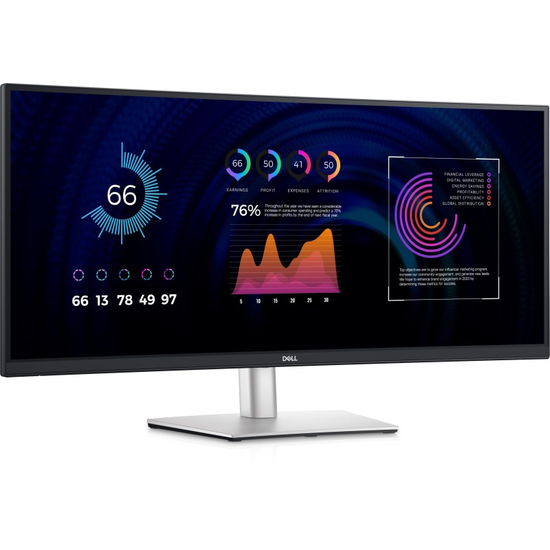 Buy Dell P3424WE - 34.1 inch Curved UWQHD (3440x1440) IPS 21:9, 60Hz, 5ms, USB H... in Cyprus, Nicosia, Limassol, Larnaka, Pafos