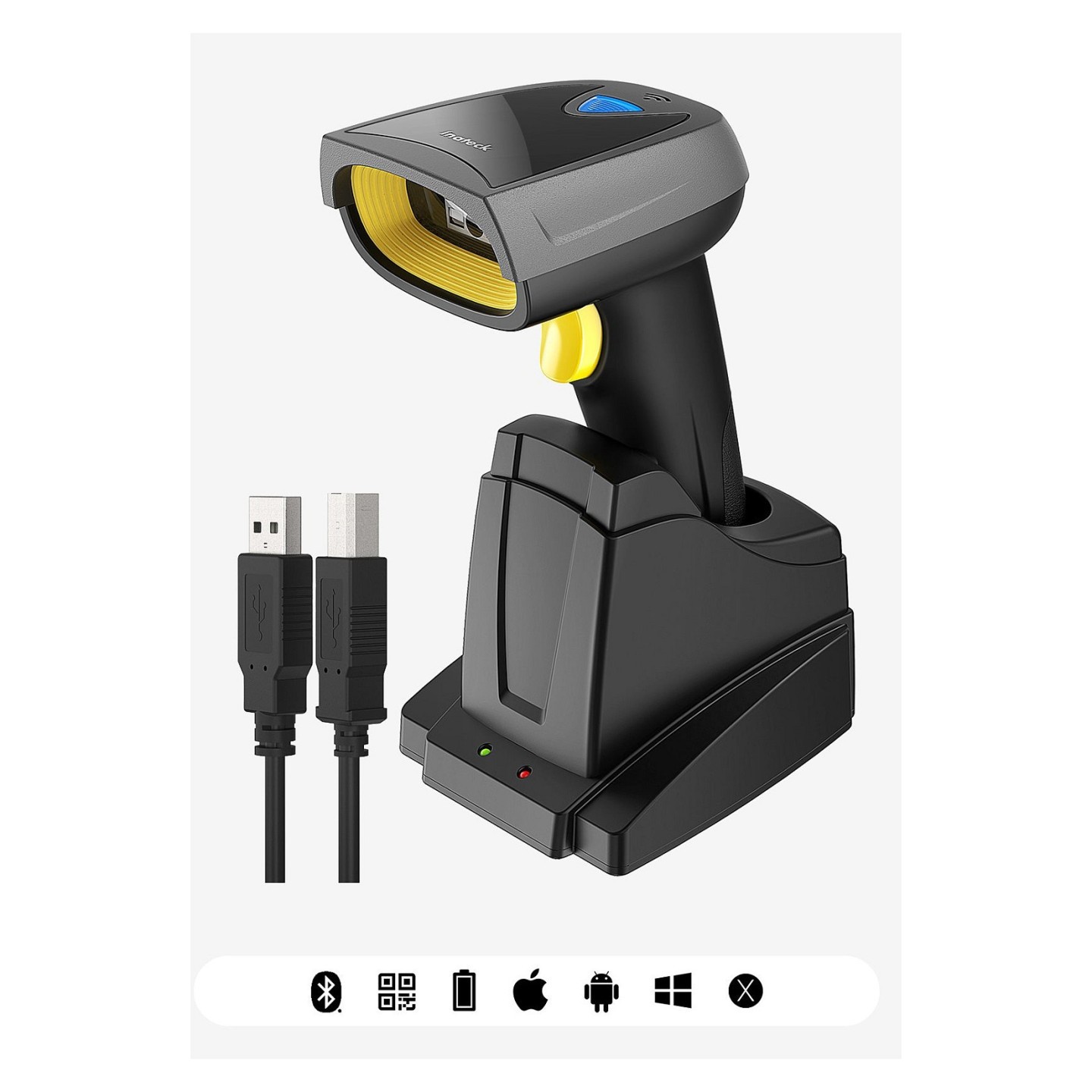 inateck Barcodescanner 52 black [BCST-52_black] — Buy in Cyprus with Fast Delivery