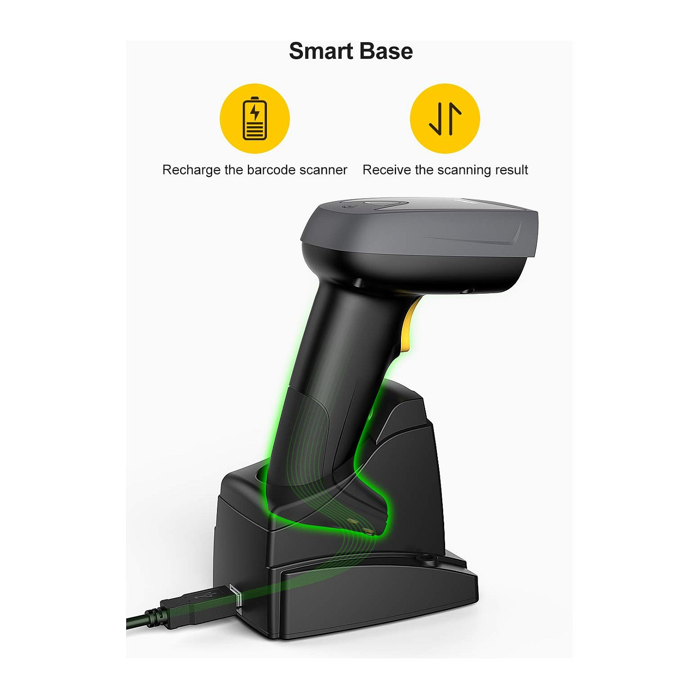 inateck Barcodescanner 52 black [BCST-52_black] — Buy in Cyprus with Fast Delivery