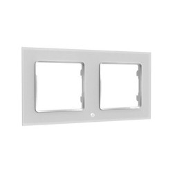 Shelly Accessories 'Wall Frame 2' Wandtaster Rahmen 2-fach Weiß — Buy in Cyprus with Fast Delivery