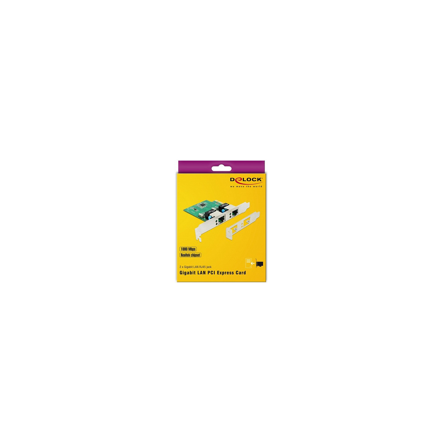 PCI Express x1 Netzwerkkarte Gigabit LAN 2 x RJ45 RTL8111 — Buy in Cyprus with Fast Delivery