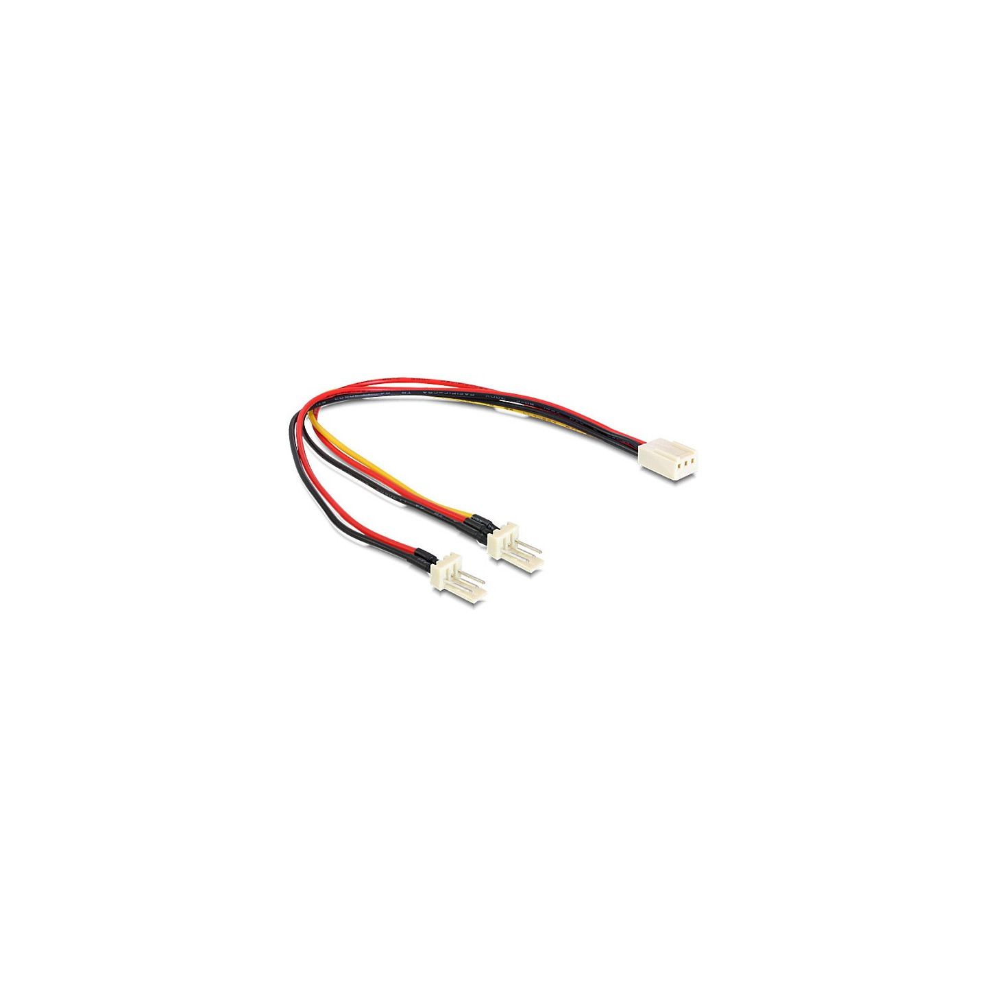 Intern Delock Lüfter Y Kabel 3 Pin Buchse to 2 x Molex 3 Pin Stecker 22cm — Buy in Cyprus with Fast Delivery