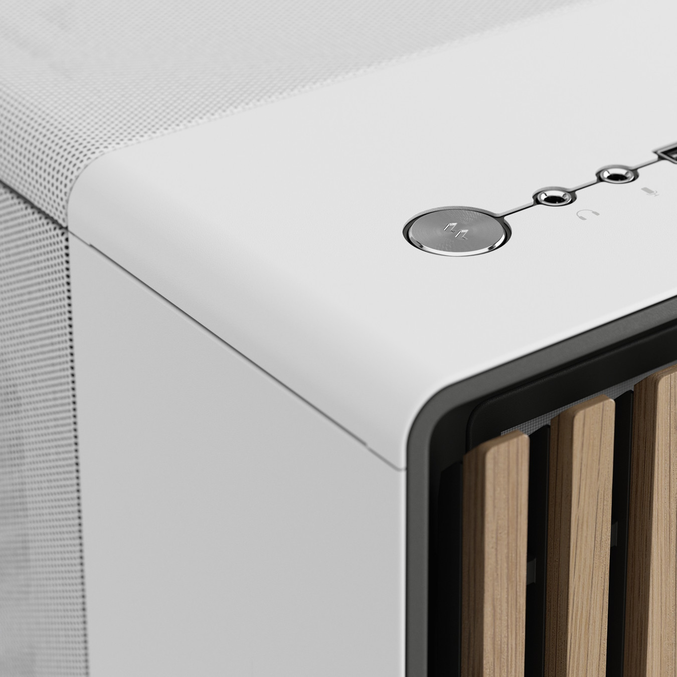 Fractal Design North Chalk White Mid-Tower PC Case – Mesh, 355mm GPU | Armenius Store