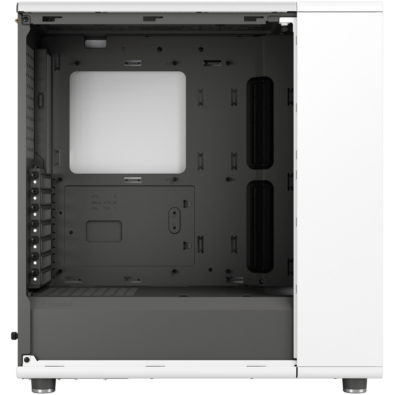 Fractal Design North Chalk White Mid-Tower PC Case – Mesh, 355mm GPU | Armenius Store