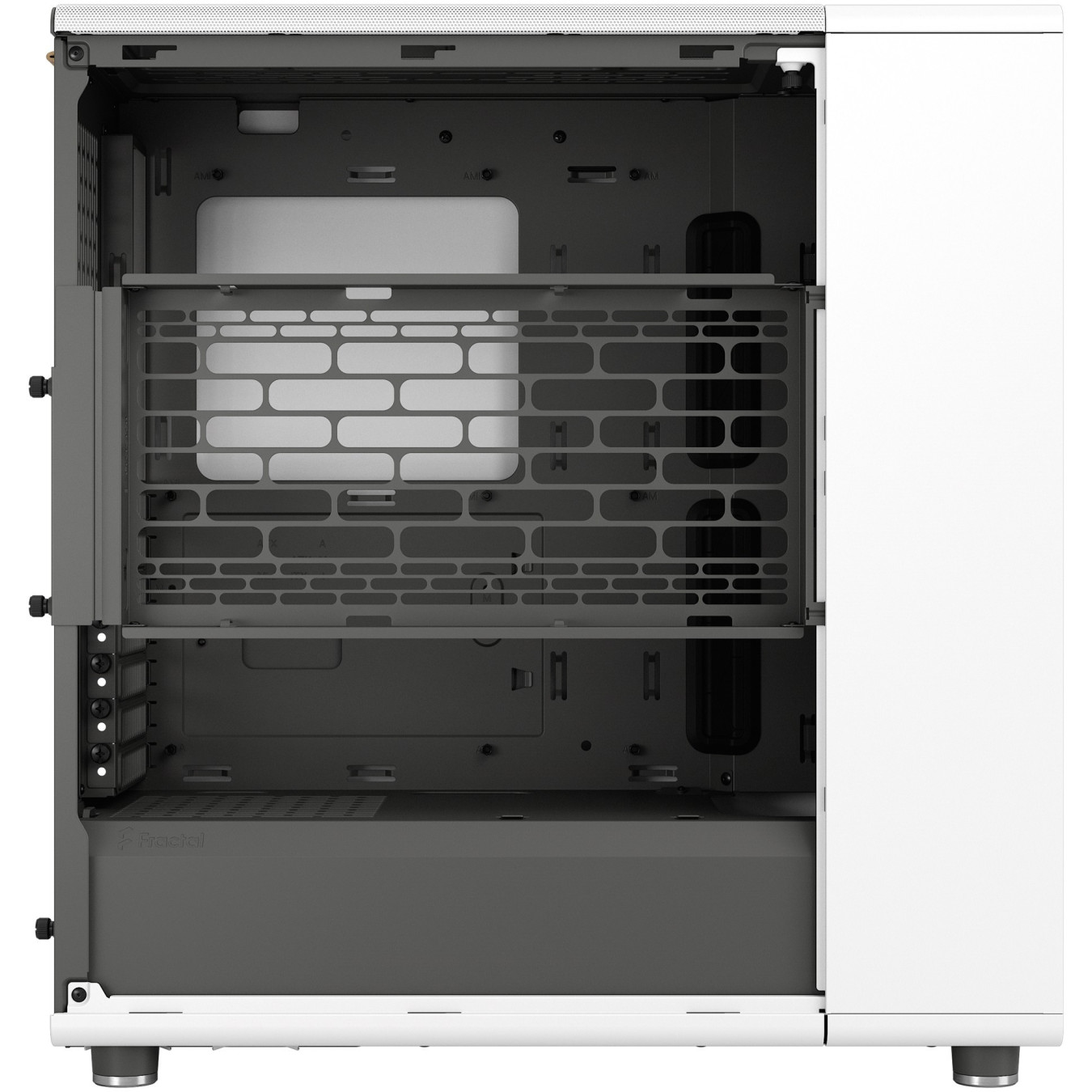 Fractal Design North Chalk White Mid-Tower PC Case – Mesh, 355mm GPU | Armenius Store