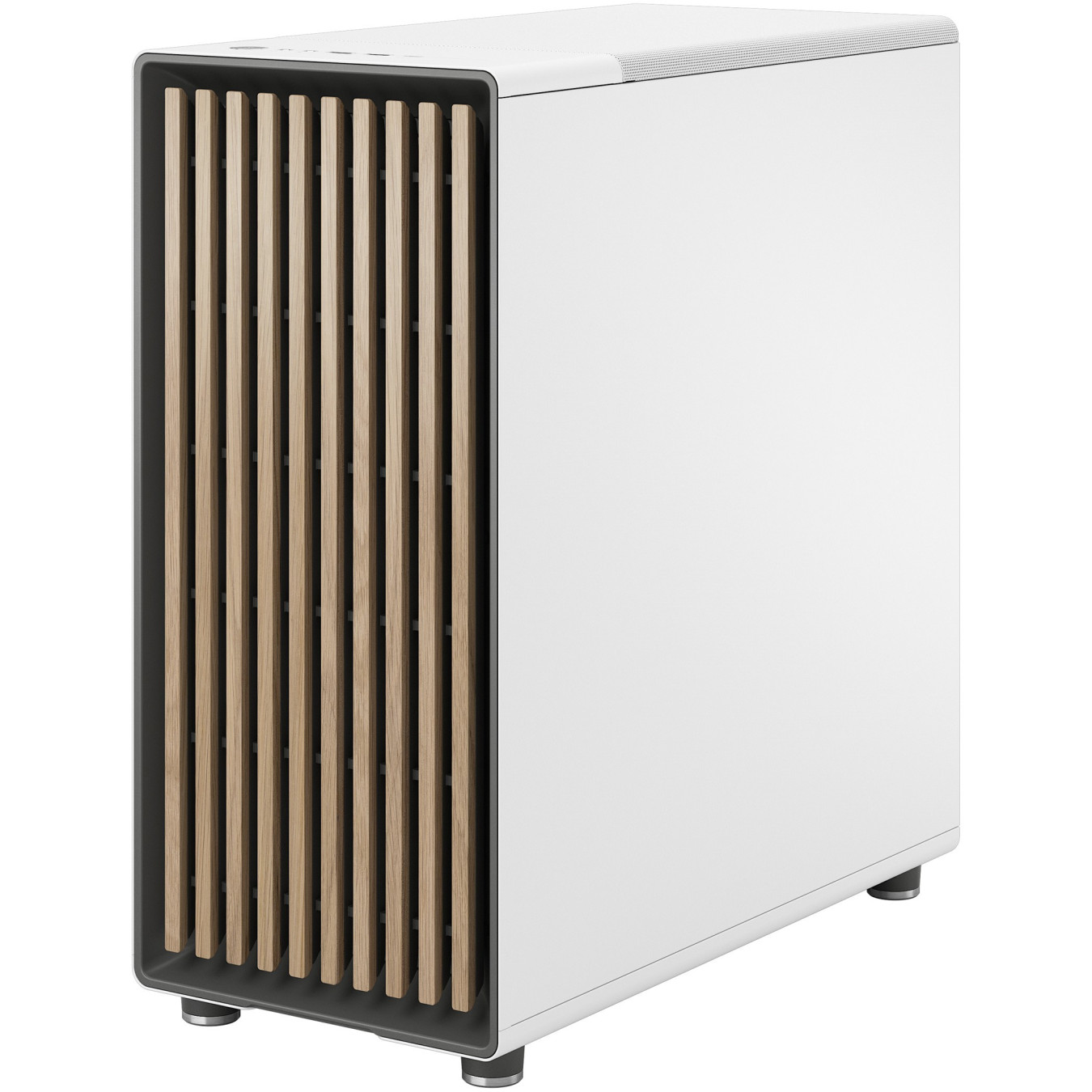 Fractal Design North Chalk White Mid-Tower PC Case – Mesh, 355mm GPU | Armenius Store