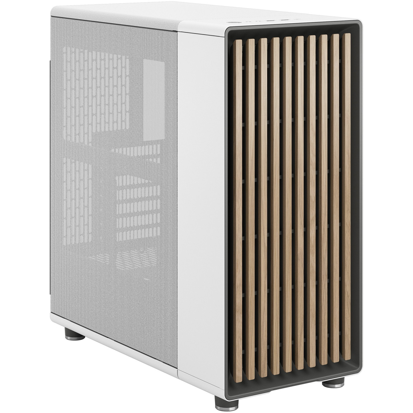 Fractal Design North Chalk White Mid-Tower PC Case – Mesh, 355mm GPU | Armenius Store