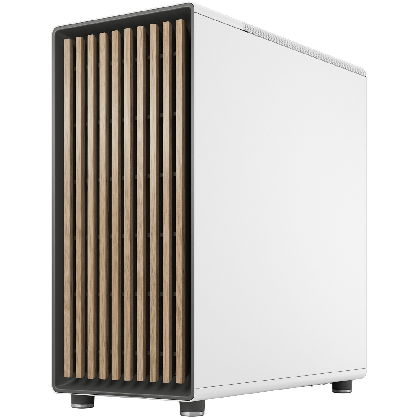 Fractal Design North Chalk White Mid-Tower PC Case – Mesh, 355mm GPU | Armenius Store