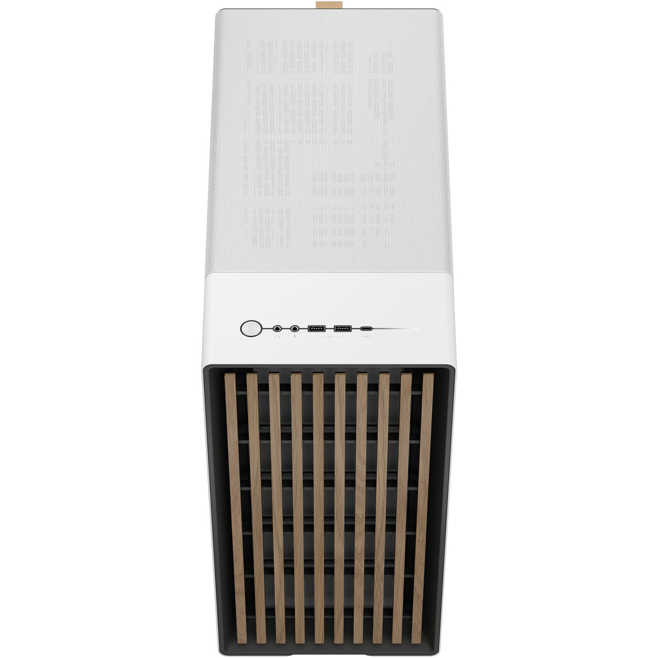 Fractal Design North Chalk White Mid-Tower PC Case – Mesh, 355mm GPU | Armenius Store