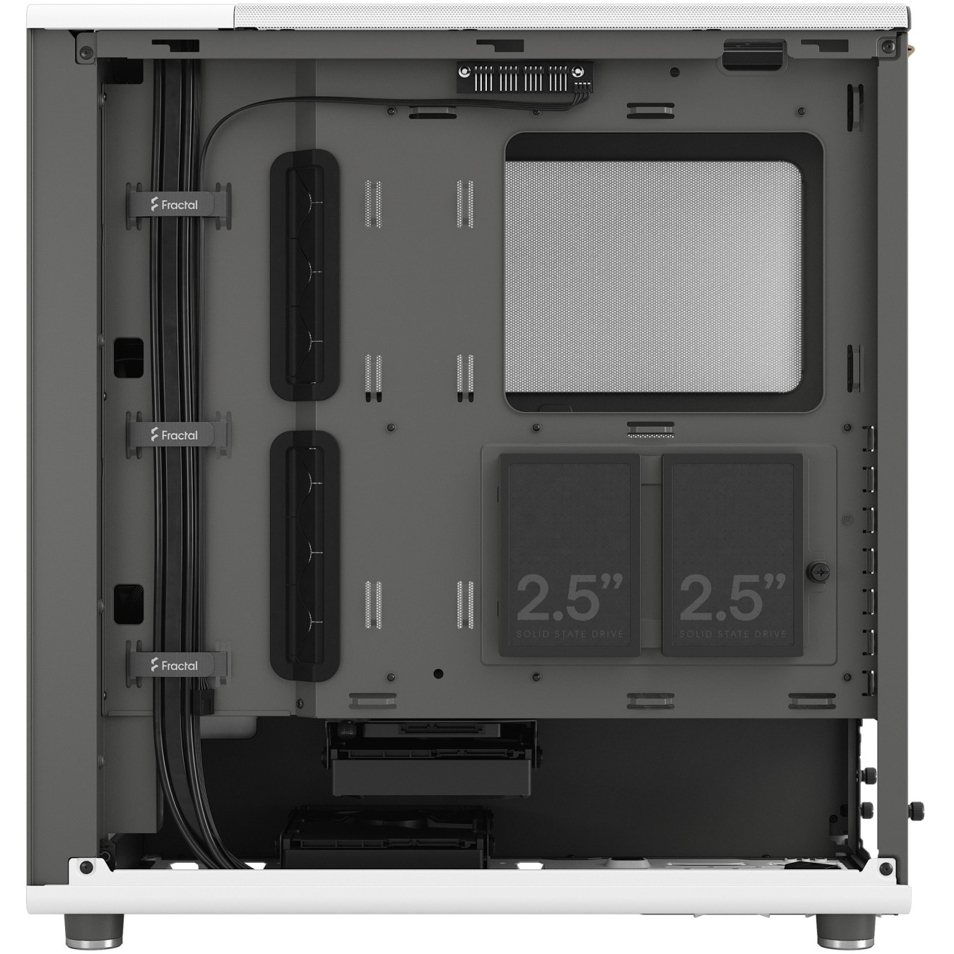 Fractal Design North Chalk White Mid-Tower PC Case – Mesh, 355mm GPU | Armenius Store