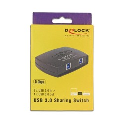 Delock USB 3.0 Sharing Switch 2 - 1 - USB-Umschalter für die gemeinsame Nutzung von Peripheriegeräten