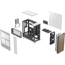 Fractal Design North Chalk White Mid-Tower PC Case – Mesh, 355mm GPU | Armenius Store