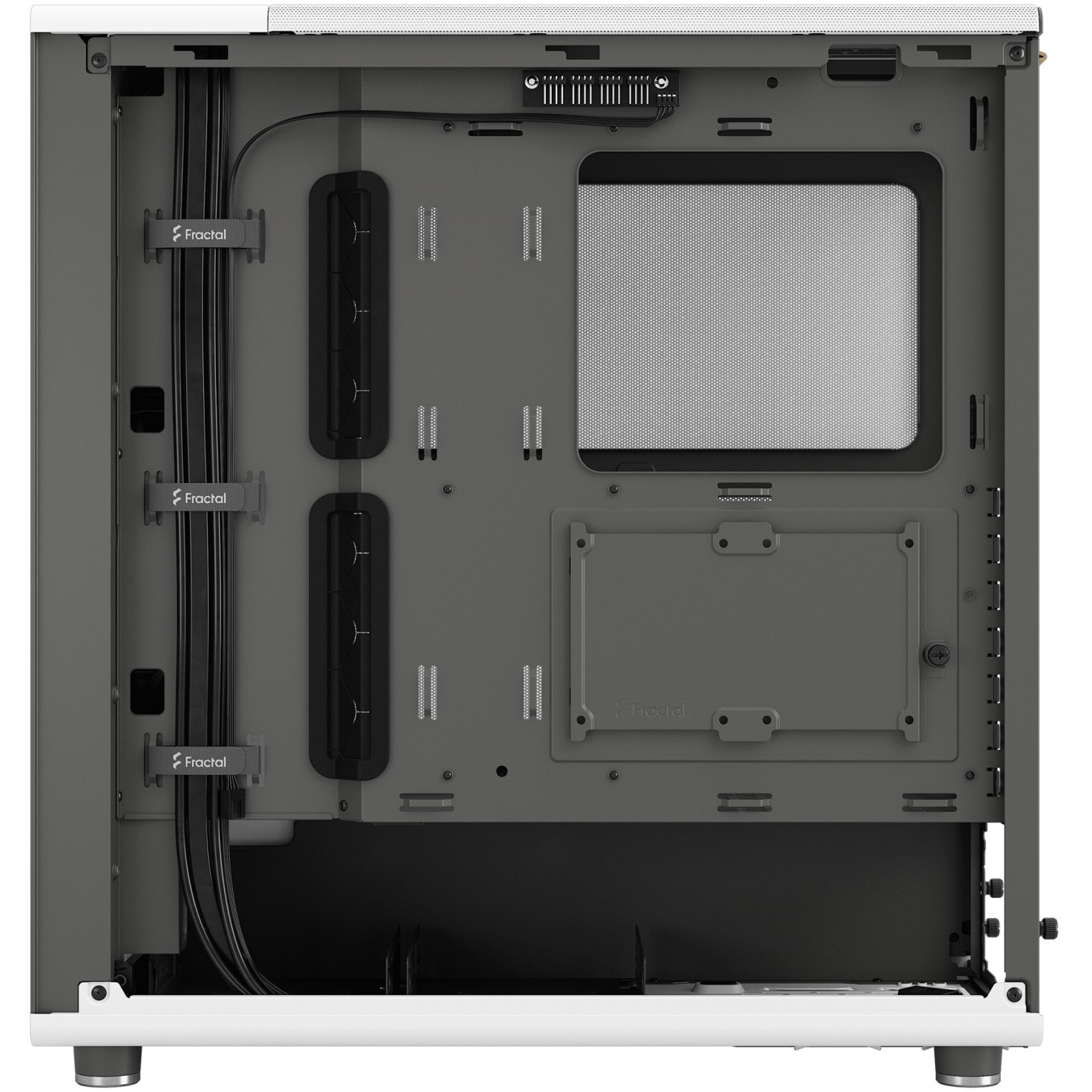 Fractal Design North Chalk White Mid-Tower PC Case – Mesh, 355mm GPU | Armenius Store
