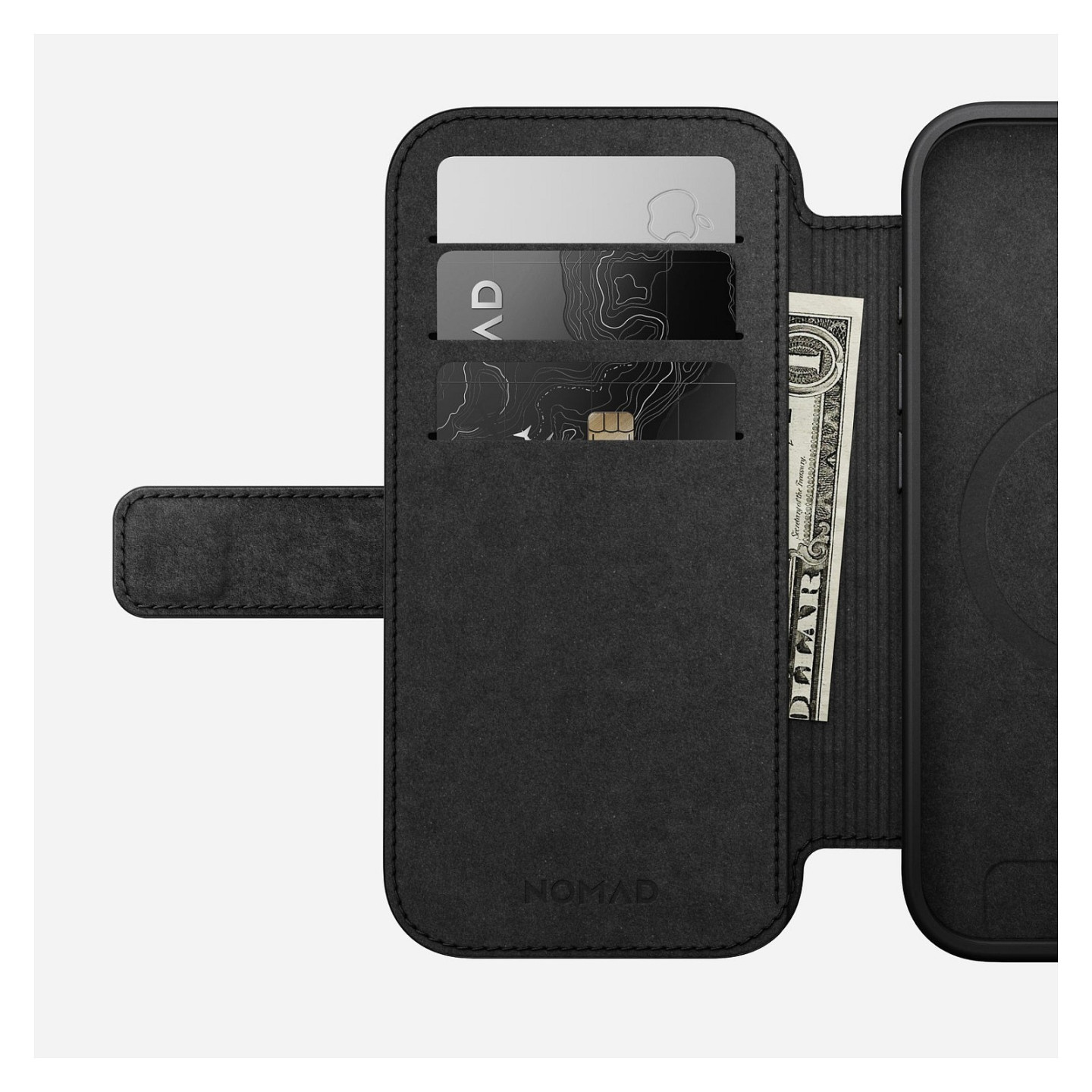Nomad Modern Leather Folio iPhone 17 Black — Buy in Cyprus with Fast Delivery