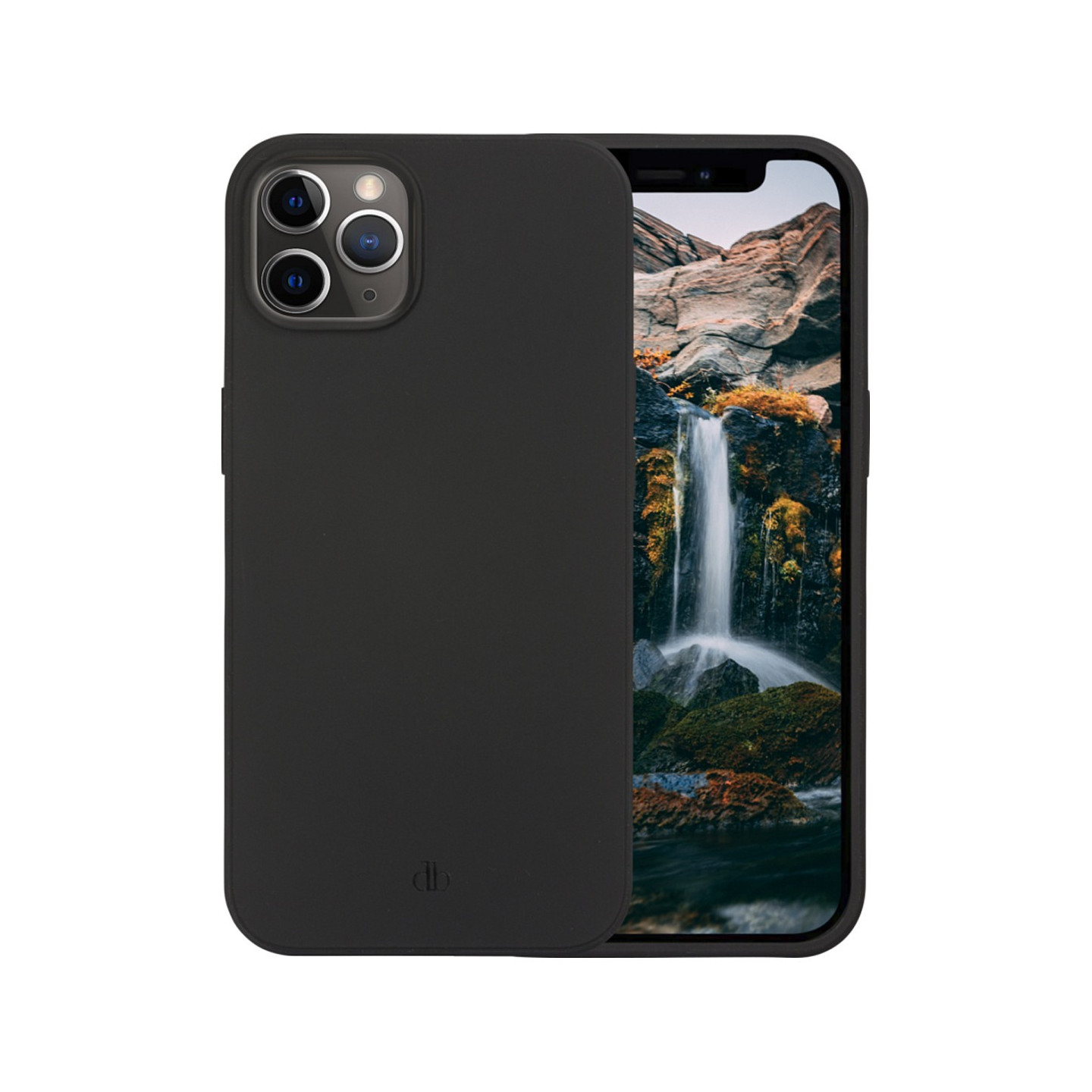 dbramante1928 Greenland - Hintere Abdeckung fr Mobiltelefon - Snap-on - 100 % recycelter Kunststoff - Night Black