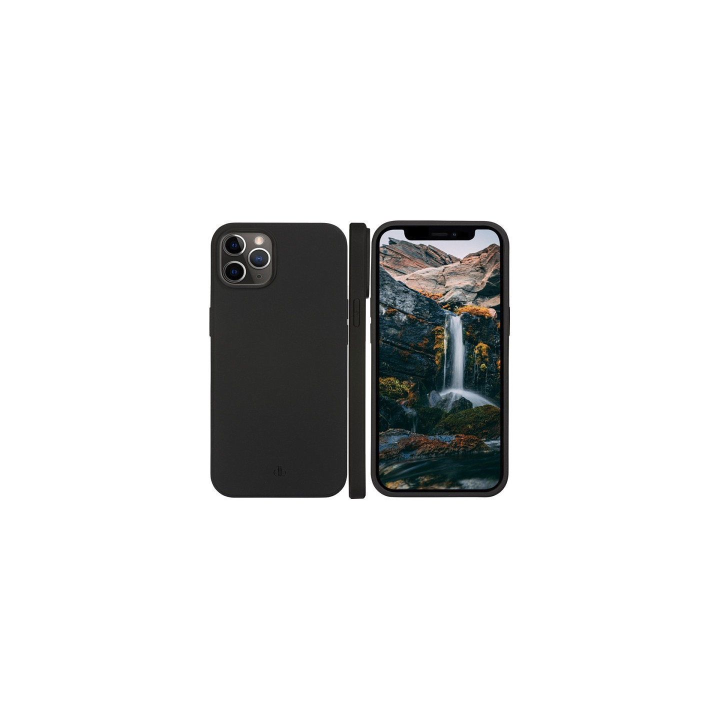dbramante1928 Greenland - Hintere Abdeckung fr Mobiltelefon - Snap-on - 100 % recycelter Kunststoff - Night Black