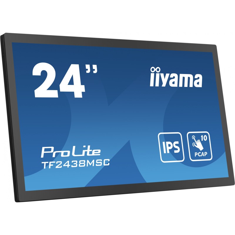 Buy iiyama TF2438MSC-B1 - 23.8" IPS Full HD Touch Monitor (Black) - 10pt PCAP, 6... in Cyprus, Nicosia, Limassol, Larnaka, Pafos