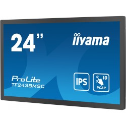 Buy iiyama TF2438MSC-B1 - 23.8" IPS Full HD Touch Monitor (Black) - 10pt PCAP, 6... in Cyprus, Nicosia, Limassol, Larnaka, Pafos