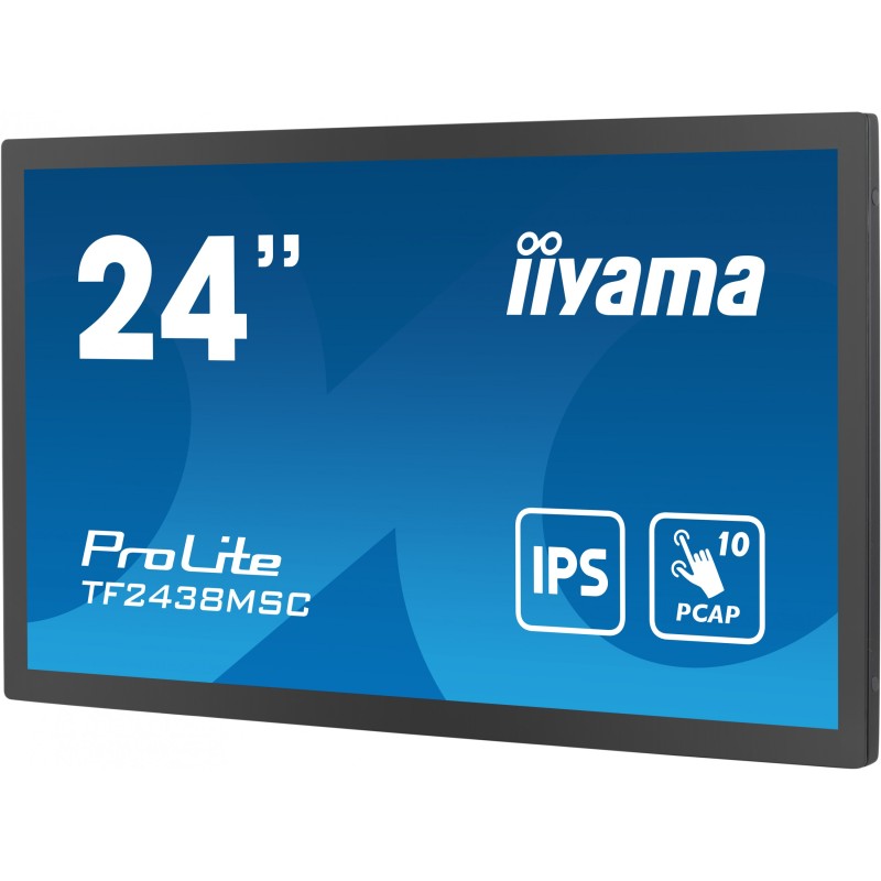 Buy iiyama TF2438MSC-B1 - 23.8" IPS Full HD Touch Monitor (Black) - 10pt PCAP, 6... in Cyprus, Nicosia, Limassol, Larnaka, Pafos