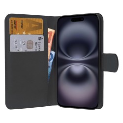 PEDEA Book Cover Classic fr Apple iPhone 16 black — Buy in Cyprus with Fast Delivery