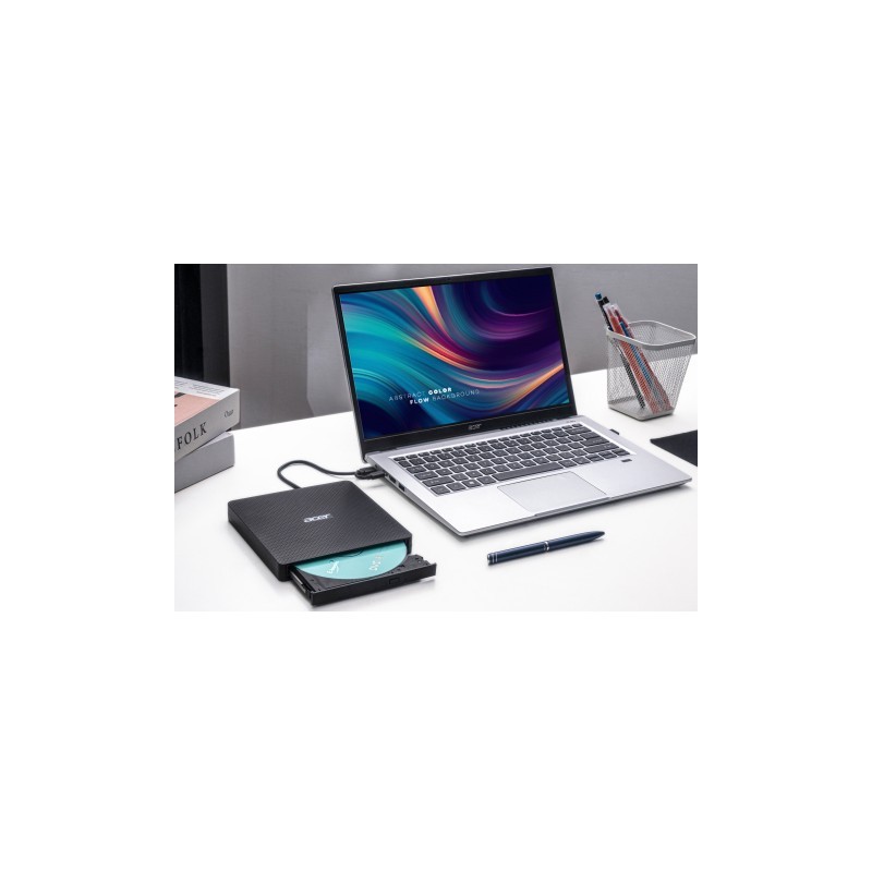 Buy Acer Portable DVD Writer - AXD001 - Black, USB 3.2 Gen1, Slot-Load DVD±RW, ... in Cyprus, Nicosia, Limassol, Larnaka, Pafos