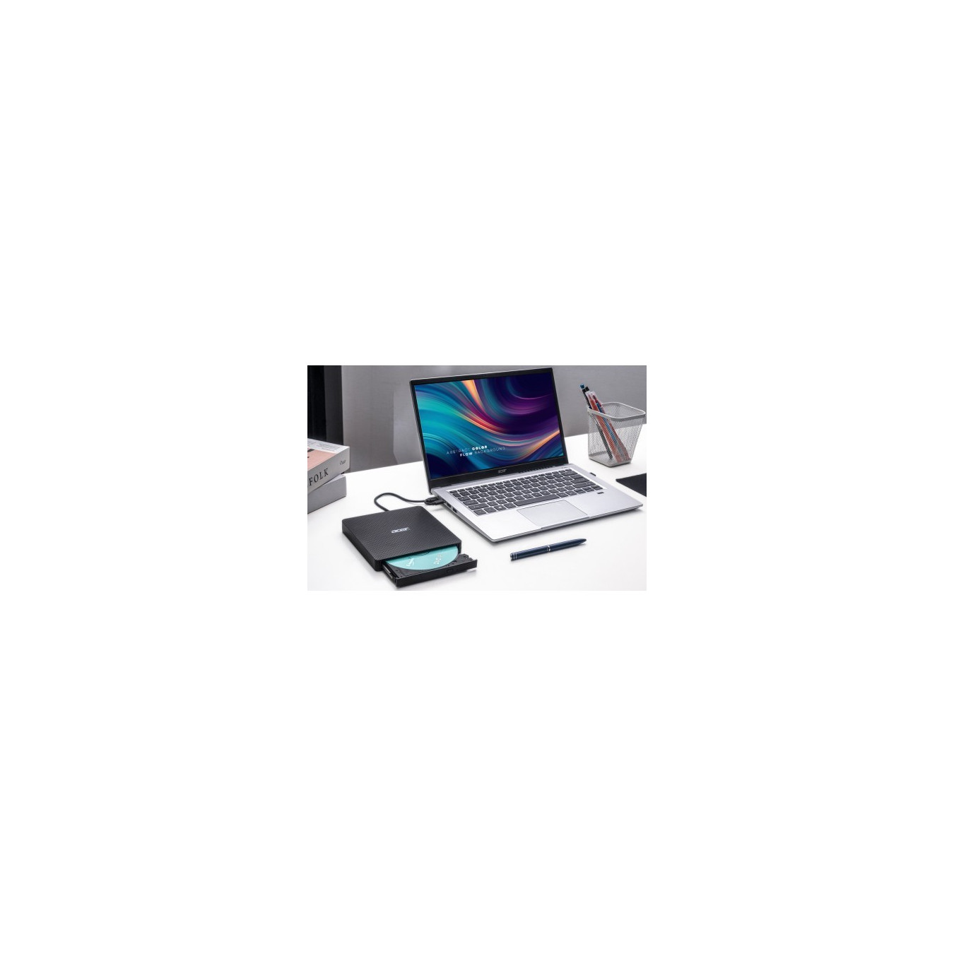 Acer Portable DVD Writer - AXD001 - Black, USB 3.2 Gen1, Slot-Load DVD±RW, External — Buy in Cyprus with Fast Delivery