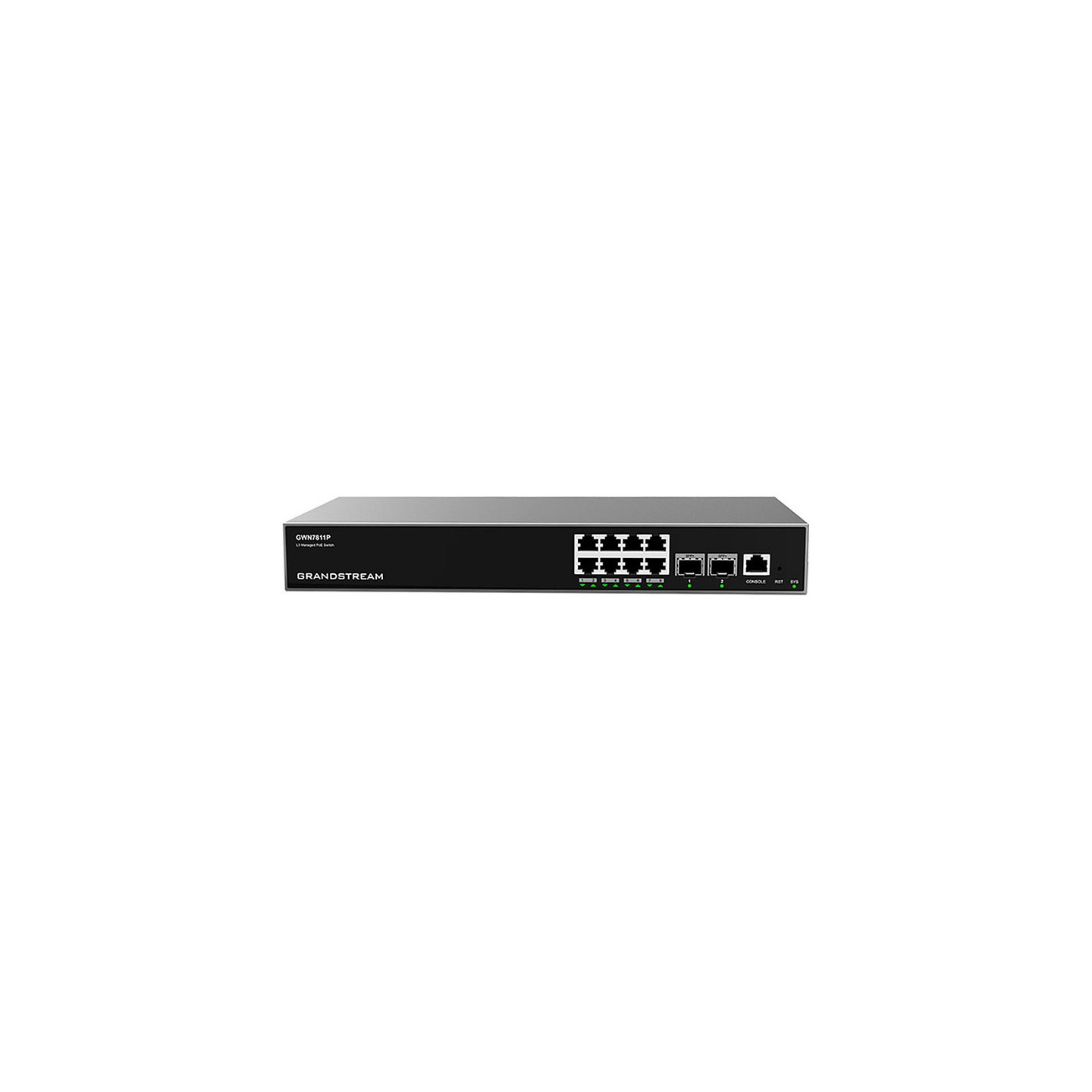 8P Grandstream GWN7811P 8x Port PoE Layer 3 Managed Netzwerk Switch — Buy in Cyprus with Fast Delivery