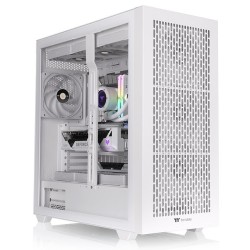 Buy Thermaltake AX500 Full Tower PC Case - Snow White, Tempered Glass, SPCC Stee... in Cyprus, Nicosia, Limassol, Larnaka, Pafos