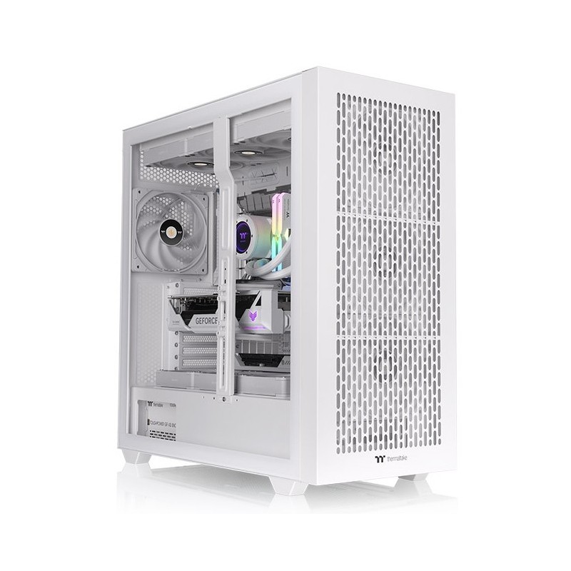Buy Thermaltake AX500 Full Tower PC Case - Snow White, Tempered Glass, SPCC Stee... in Cyprus, Nicosia, Limassol, Larnaka, Pafos