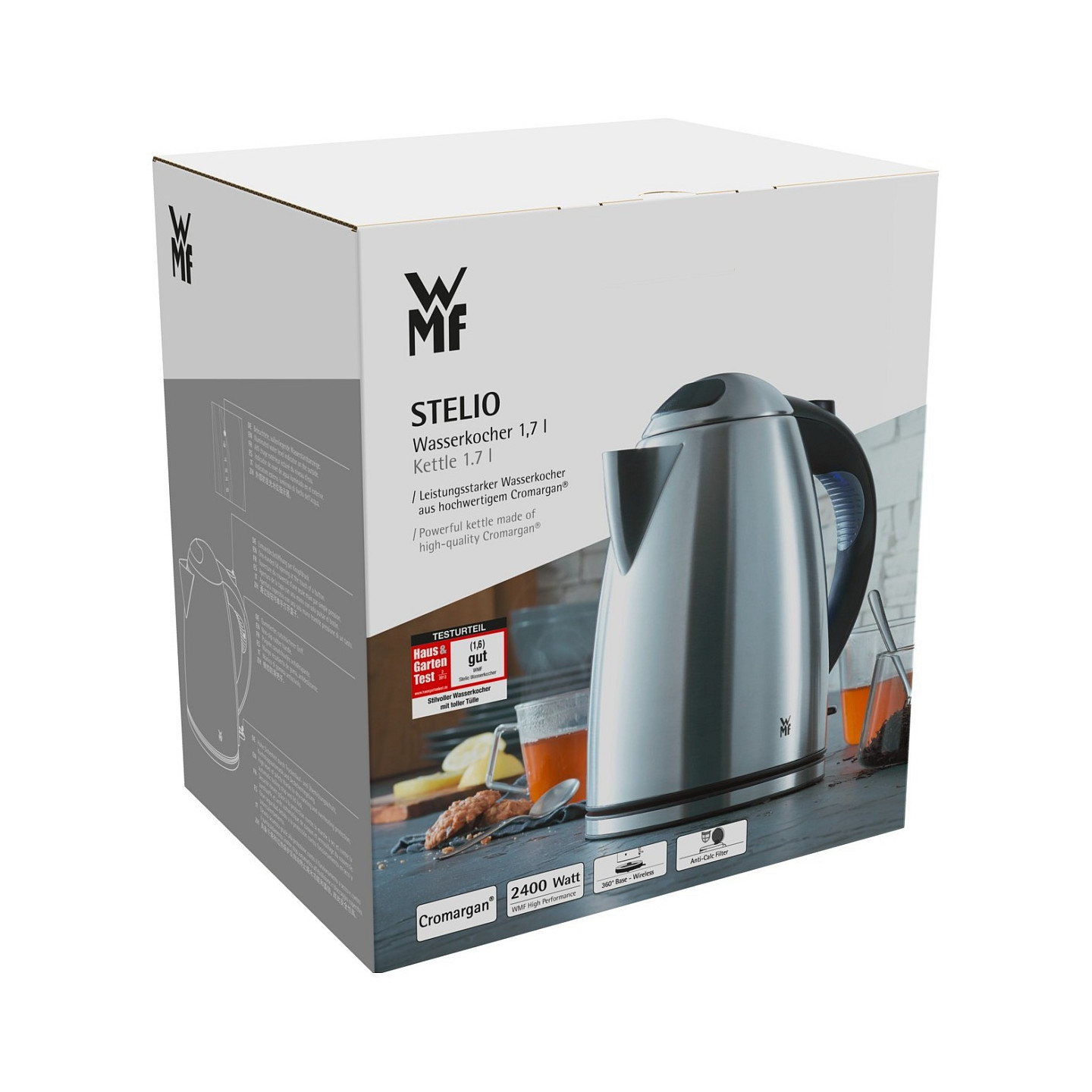 WMF 6130241104 STELIO Wasserkocher. 1.7 l. 2400 W — Buy in Cyprus with Fast Delivery