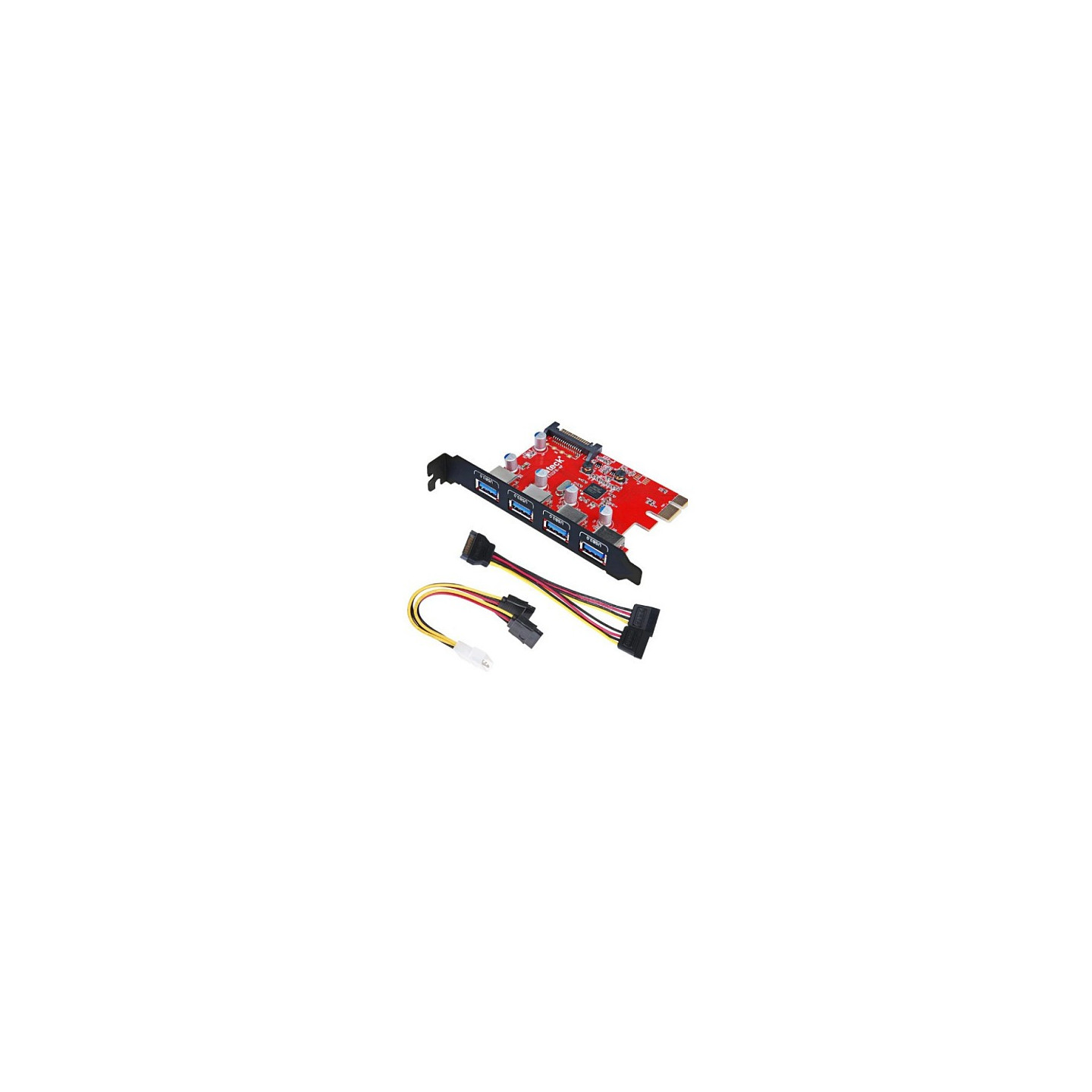inateck USB 3.0 PCIe Karte 4 Anschlüsse 15 pin SATA — Buy in Cyprus with Fast Delivery