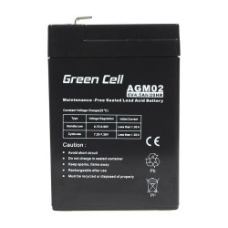 Green Cell AGM02 – 6V 4.5Ah VRLA Battery | Armenius Store