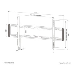Neomounts WL30-550BL18 Wandhalterung für 43-86' Bildschirme 70KG — Buy in Cyprus with Fast Delivery