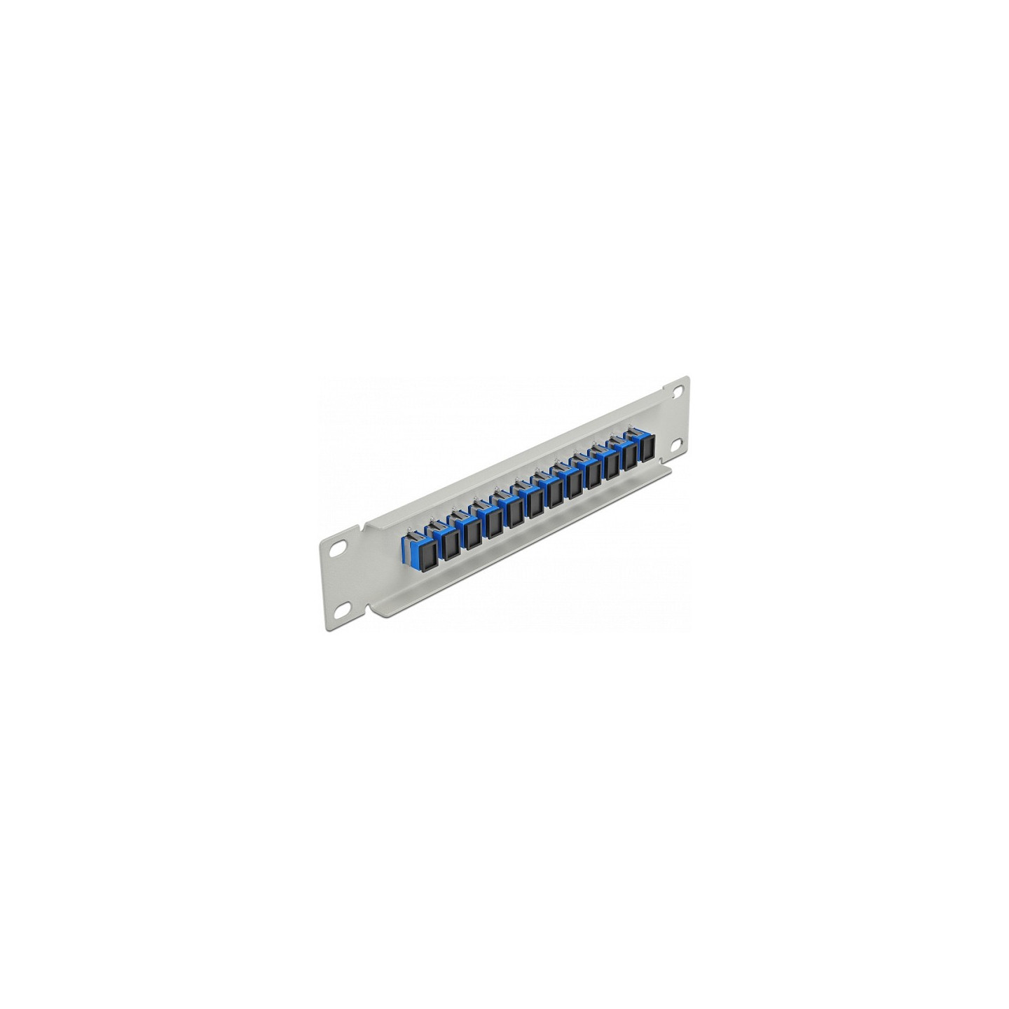 Delock 10? LWL Patchpanel 12 Port SC Simplex blau 1 HE grau — Buy in Cyprus with Fast Delivery