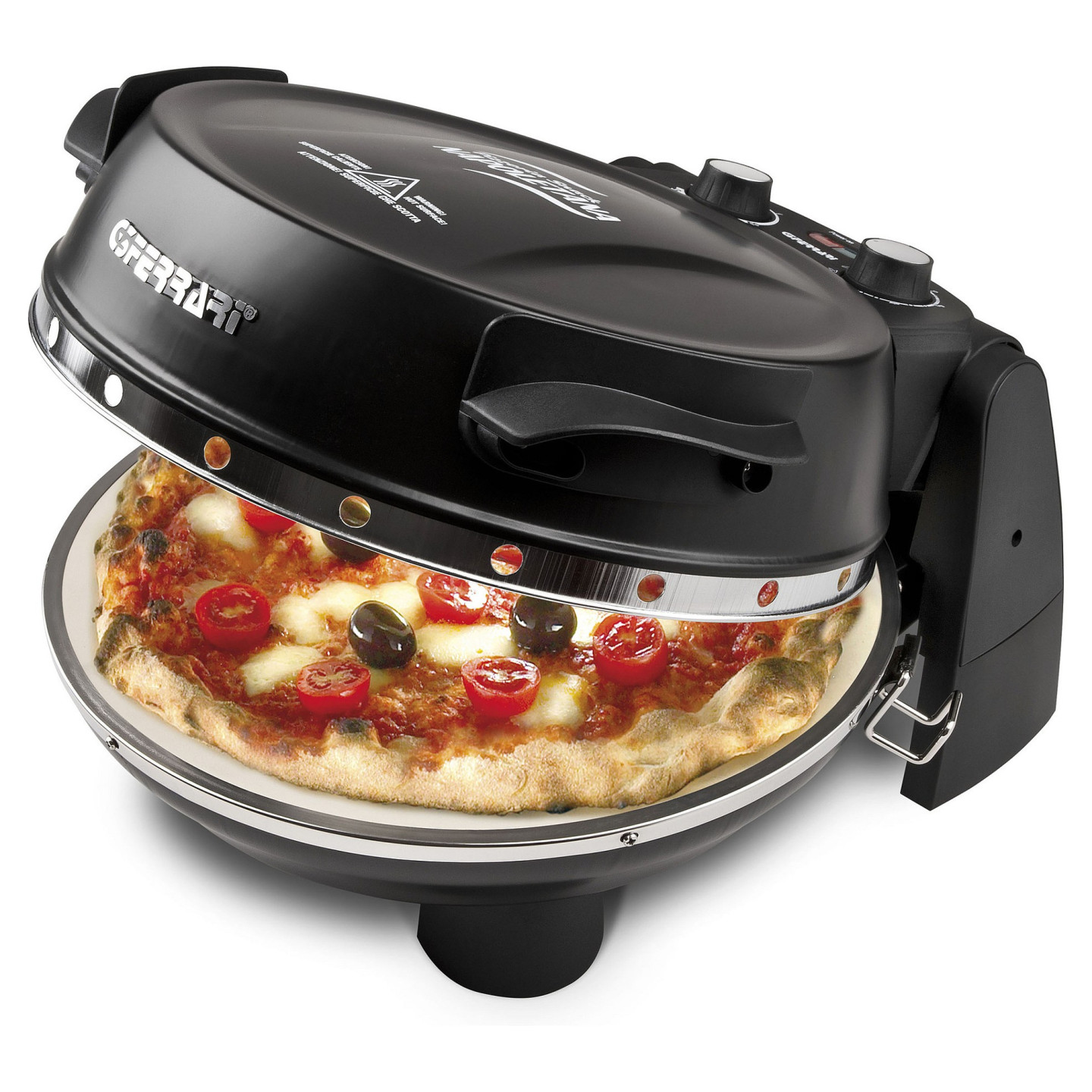 G3Ferrari Pizzaofen Napoletana (schwarz. 1.200 Watt. fr Pizza 31cm. 2 Steine) — Buy in Cyprus with Fast Delivery
