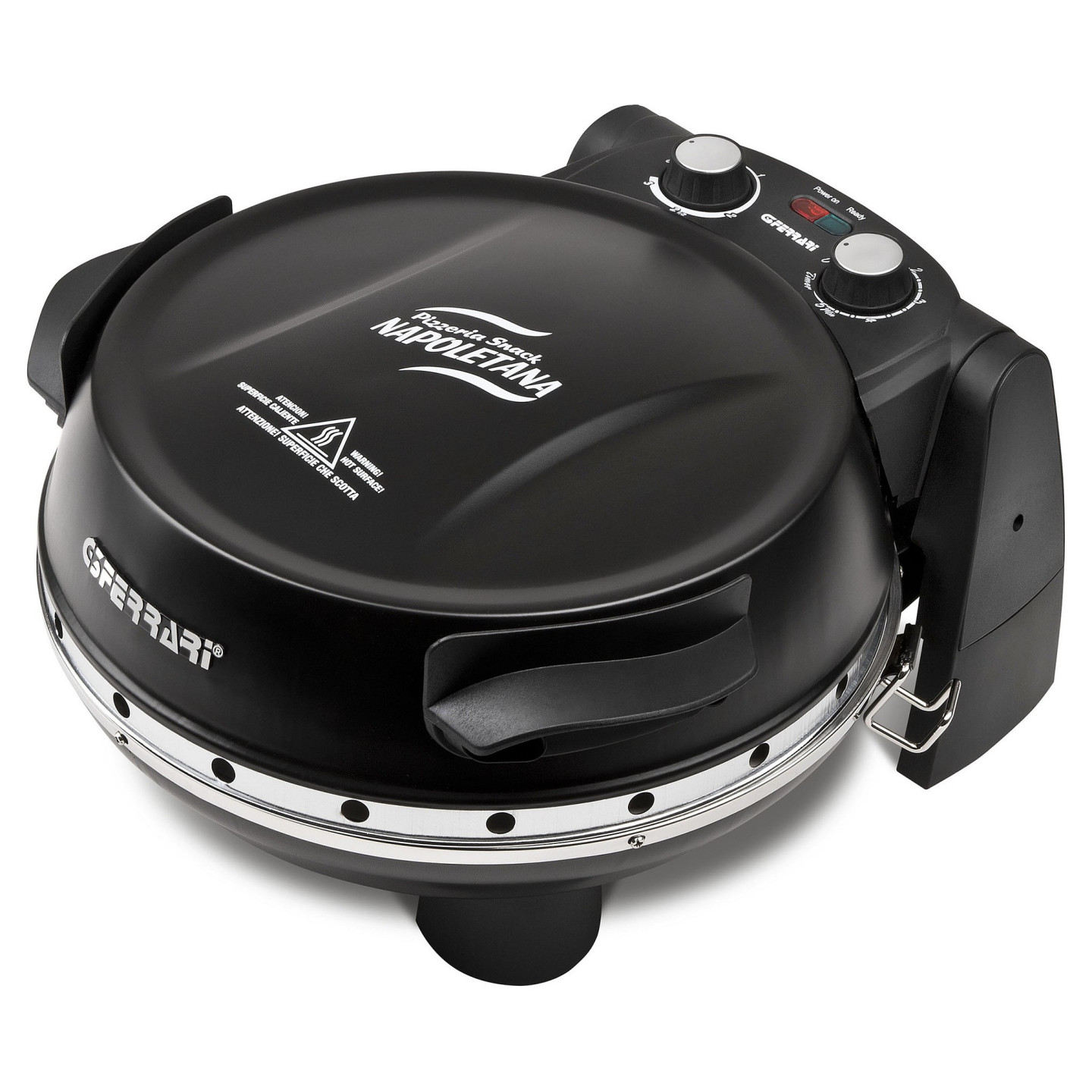 G3Ferrari Pizzaofen Napoletana (schwarz. 1.200 Watt. fr Pizza 31cm. 2 Steine) — Buy in Cyprus with Fast Delivery