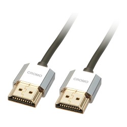 LINDY HDMI High Speed Kabel CROMO Slim Ethernet A A 0.5m — Buy in Cyprus with Fast Delivery