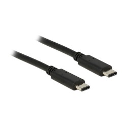 USB3.1 C to USB Type-CTM Stecker 0.5 m schwarz 3 A Delock — Buy in Cyprus with Fast Delivery