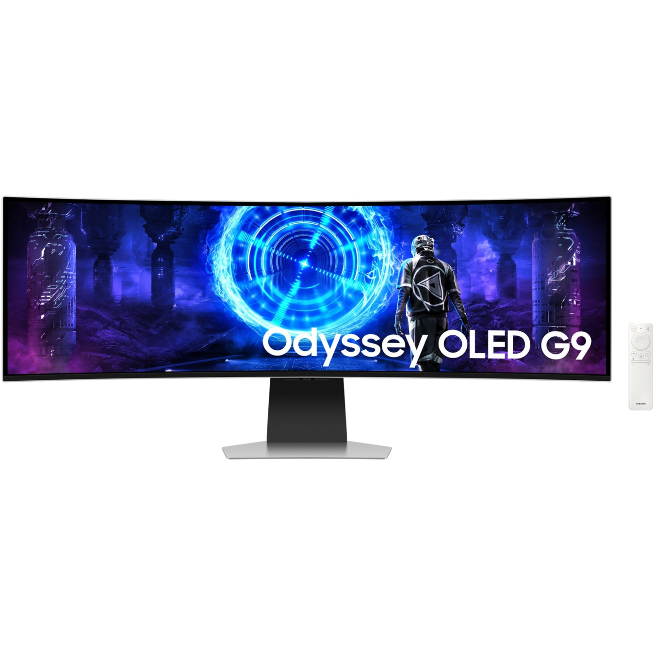 Samsung S49DG950SU - 49" Dual QHD OLED Curved Monitor - Silver, 5120×1440, 240Hz, 0.03ms, HDR10+