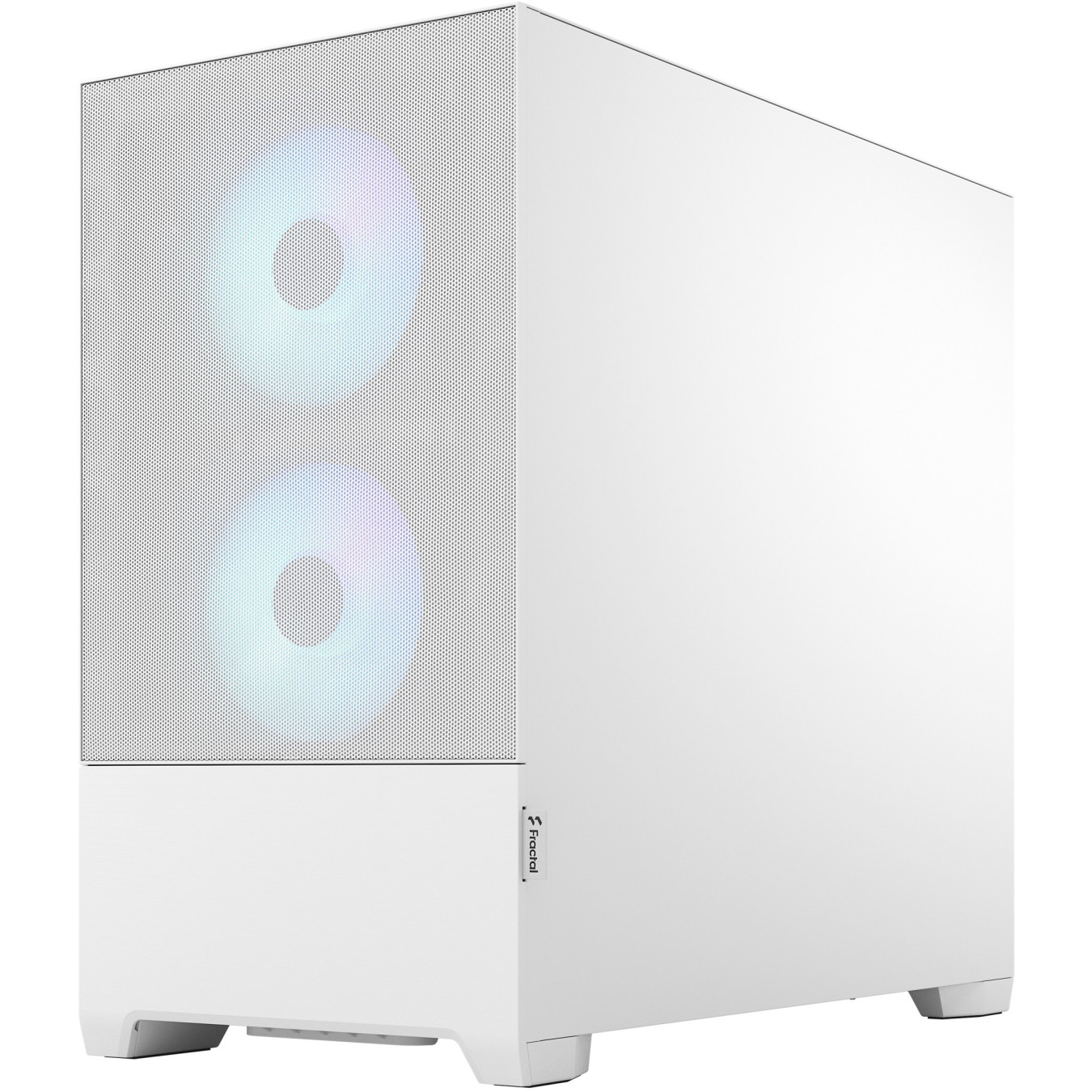 Fractal Design Pop Mini Air RGB TG - White - Mini-ITX/Micro-ATX Mini Tower, Tempered Glass & RGB