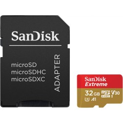 Buy SanDisk Extreme microSDHC Card - 32GB - UHS-I (U3, V30), Class 10, 100MB/s R... in Cyprus, Nicosia, Limassol, Larnaka, Pafos