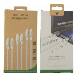 4smarts USB-C auf USB-C Kabel PremiumCord 60W 3erSet wei silb — Buy in Cyprus with Fast Delivery