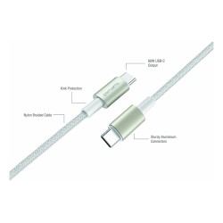 4smarts USB-C auf USB-C Kabel PremiumCord 60W 3erSet wei silb — Buy in Cyprus with Fast Delivery