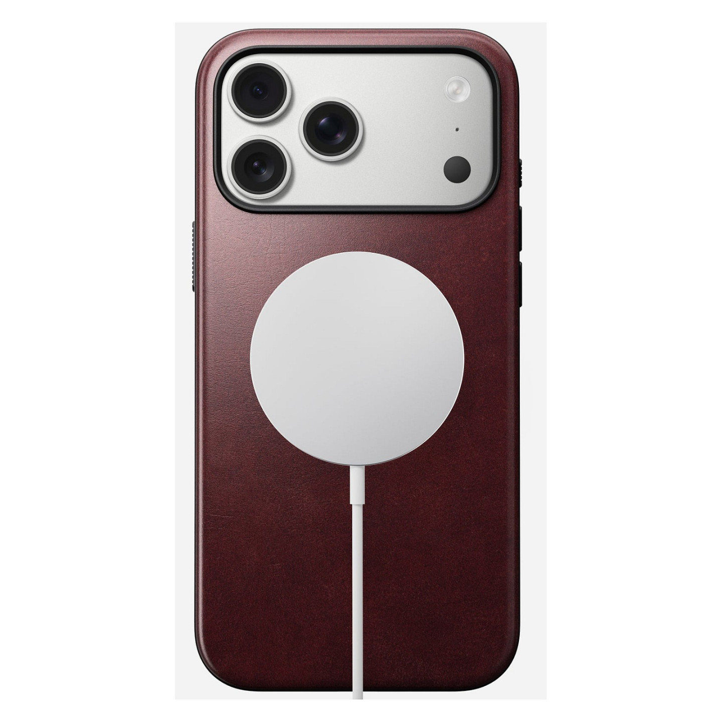 Nomad Modern Leather Case iPhone 17 Pro Max Burgundy Horween — Buy in Cyprus with Fast Delivery