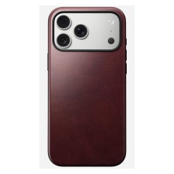 Nomad Modern Leather Case iPhone 17 Pro Max Burgundy Horween — Buy in Cyprus with Fast Delivery