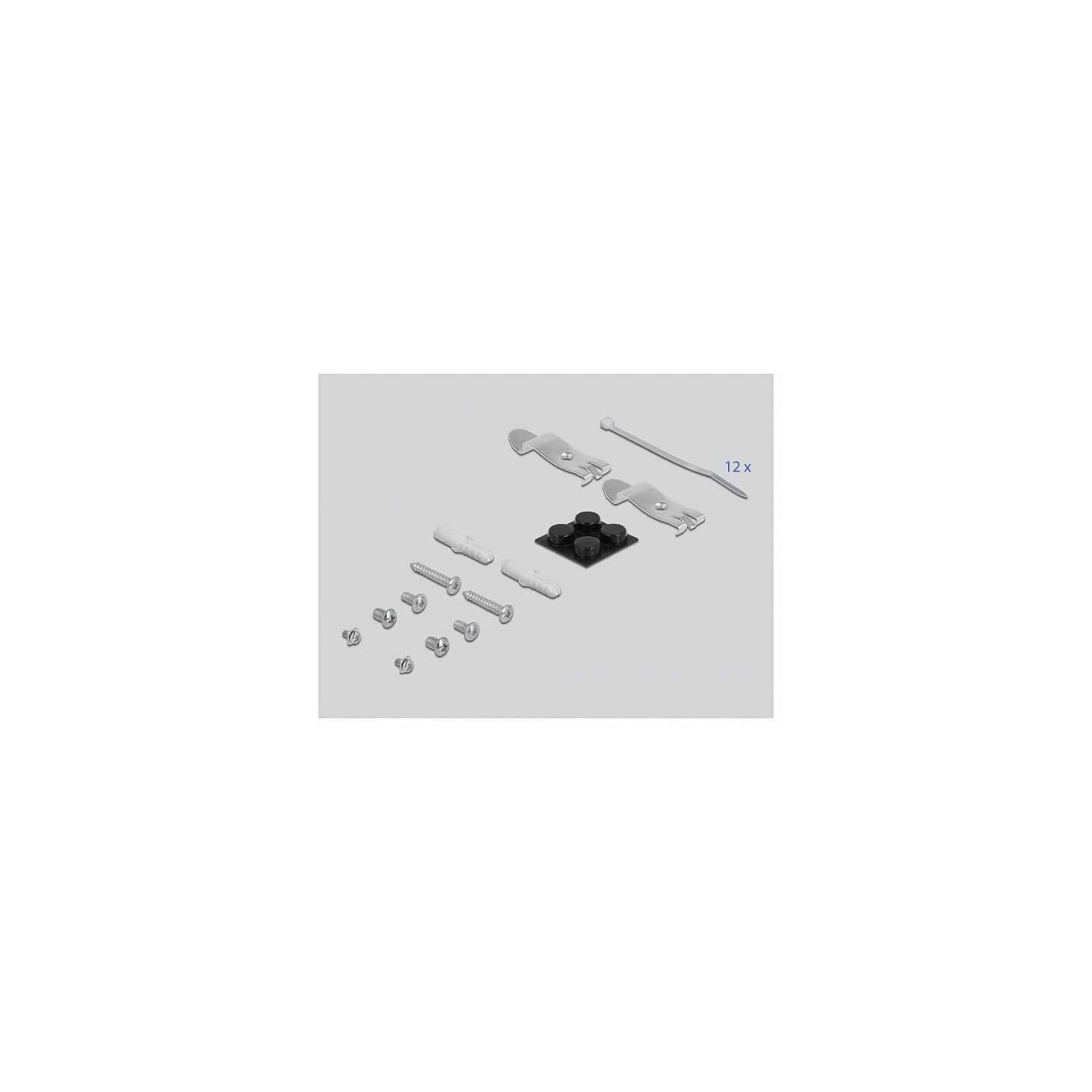 Delock Keystone Patchpanel 12 Port schwarz — Buy in Cyprus with Fast Delivery