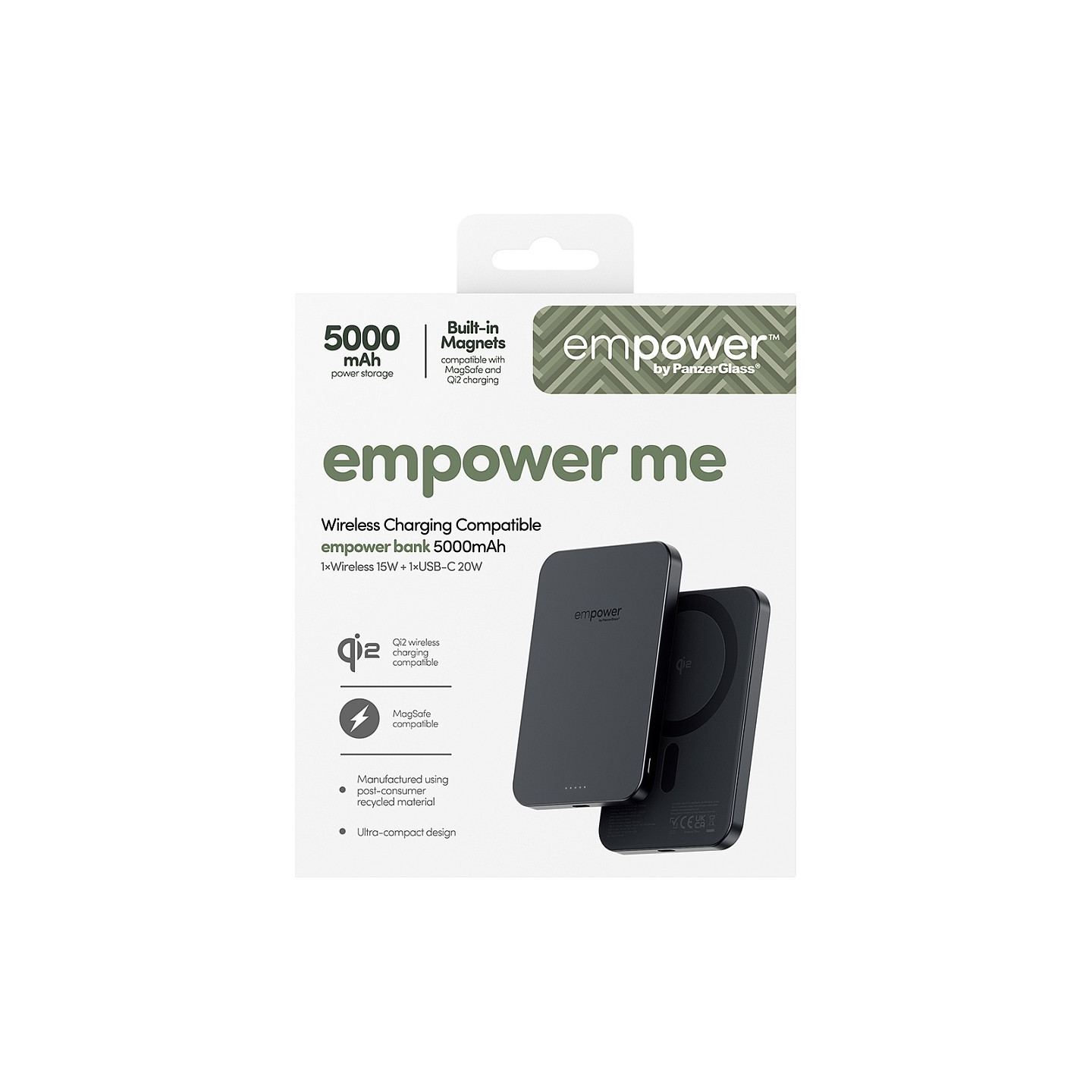 Panzerglass EMPOWER BANK 5000MAH SPACE BLAC — Buy in Cyprus with Fast Delivery