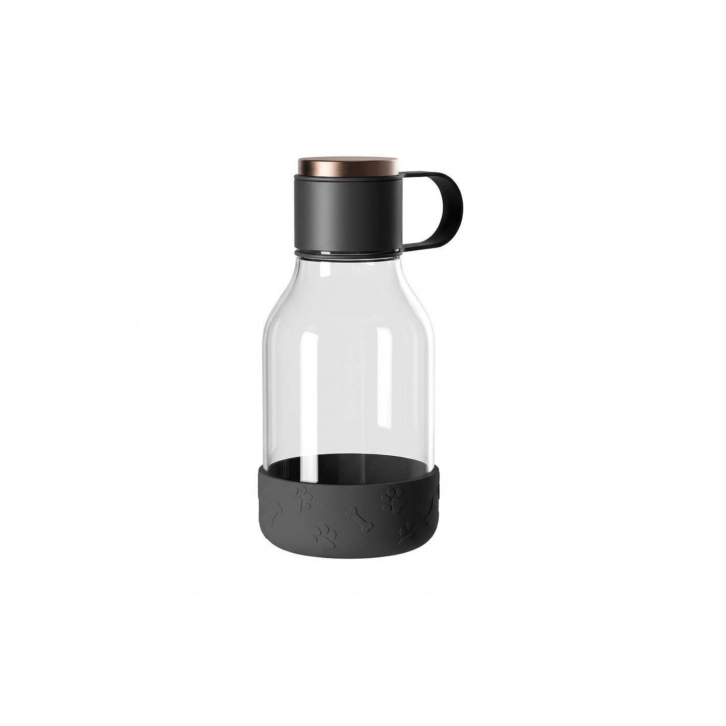 Asobu - Dog Bowl - Flasche aus Tritan mit Hundenapf 1.5 Liter Schwarz — Buy in Cyprus with Fast Delivery