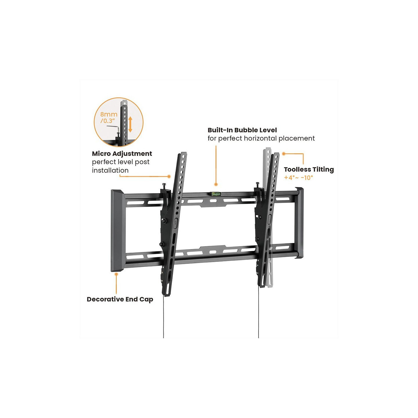 VALUE TV-Wandhalterung. neigbar. 37-80 Zoll. bis 75 kg — Buy in Cyprus with Fast Delivery